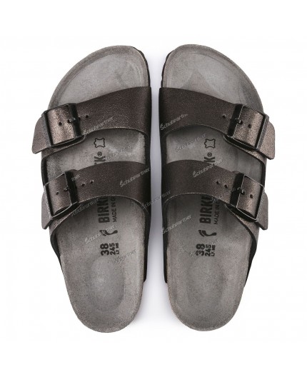 Black metallic birkenstocks online